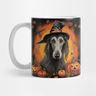 Scottish Deerhound Halloween  Design Mug